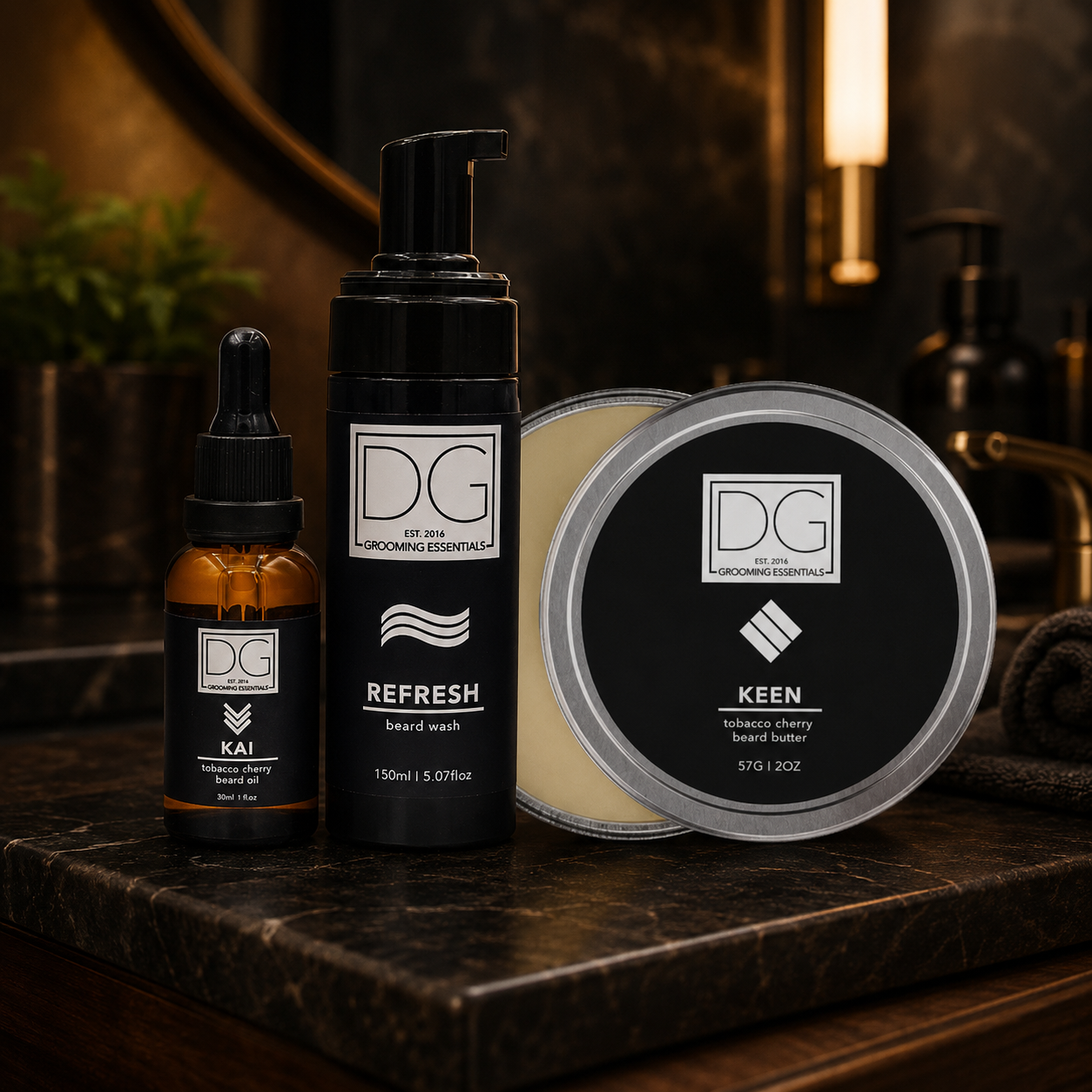 Distinguished Beard Package (Tobacco Cherry)